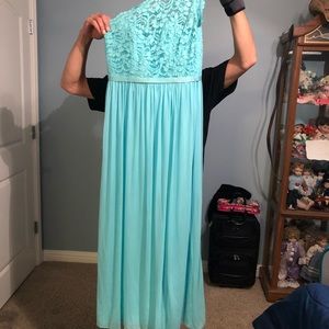 Spa color bridesmaids dress size 4